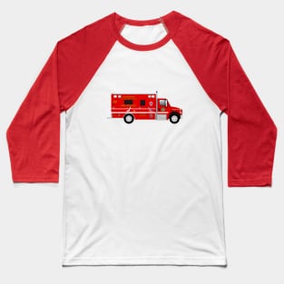 Islamorada Fire Rescue Ambulance Baseball T-Shirt